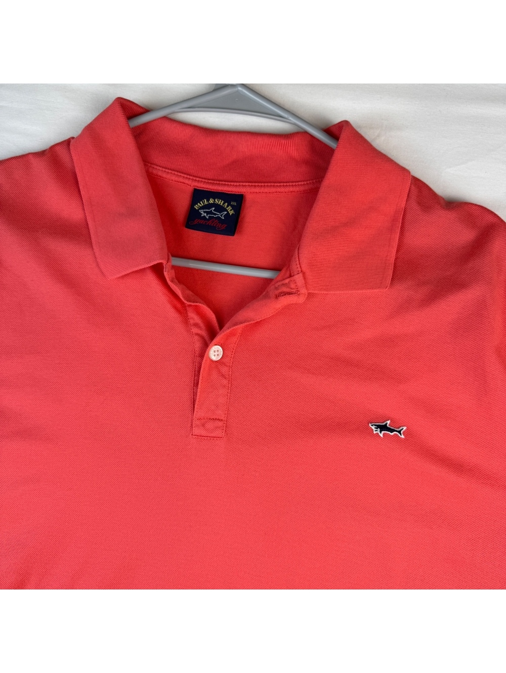 Paul & Shark Yachting Coral Polo Shirt XXL Made in Italy